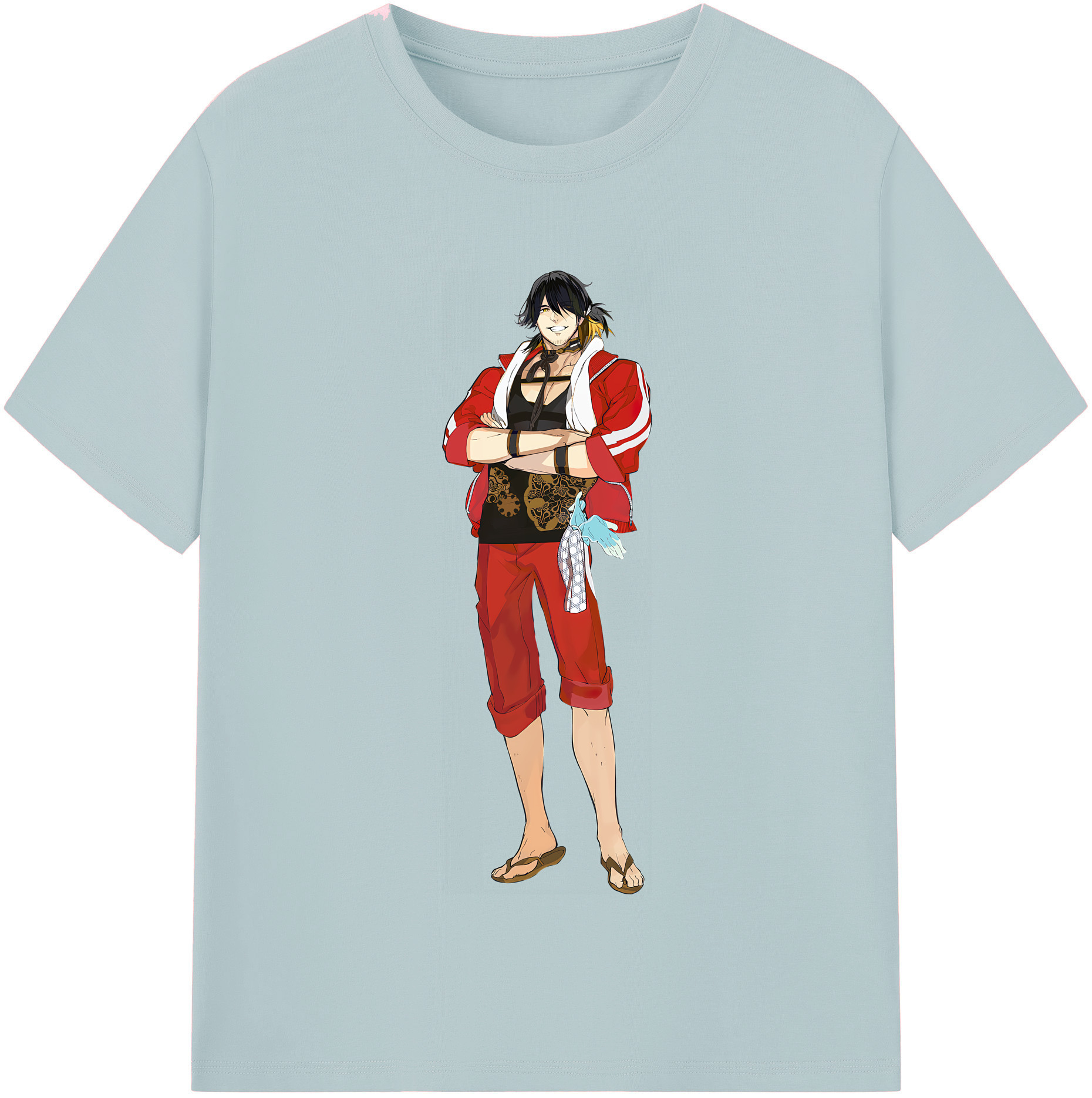 （画像用） 刀剣乱舞 Touken Ranbu 綿100％半袖Tシャツ（フロントプリント）